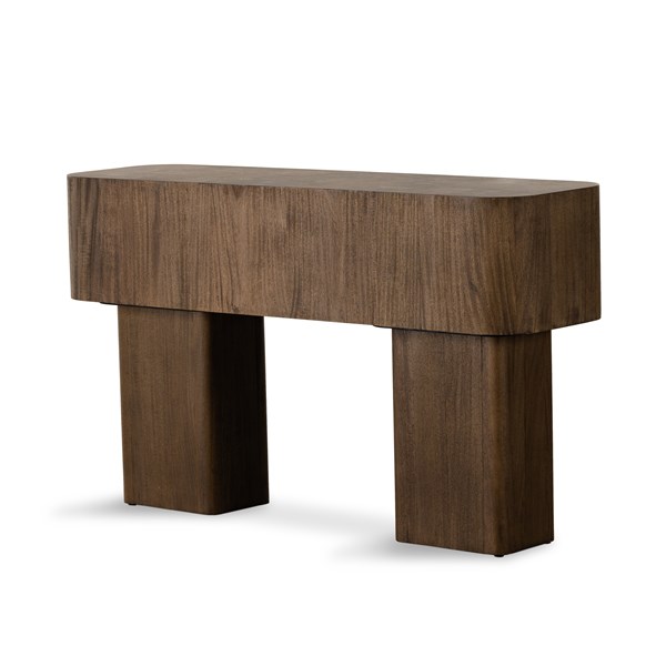 Bimmaloft-BLANCO CONSOLE TABLE-WARM UMBER BURL (8)