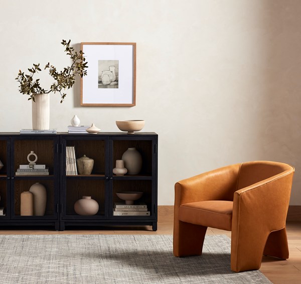 MILLIE SMALL CABINET-DRIFTED MATTE BLACK - Image 2
