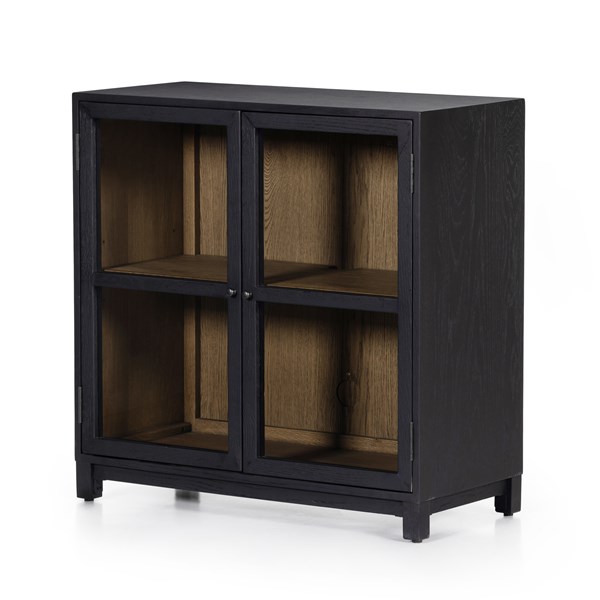 MILLIE SMALL CABINET-DRIFTED MATTE BLACK - Image 1