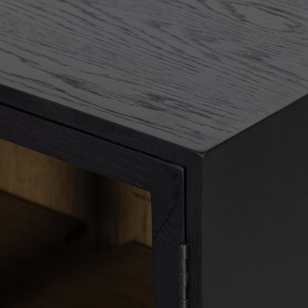 MILLIE SMALL CABINET-DRIFTED MATTE BLACK - Image 9