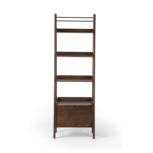 Bimmaloft-MOREAU LEANING BOOKSHELF-DRK TOASTED OAK (10)