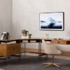 Bimmaloft-SINCLAIR ROUND OTTOMAN-KNOLL NATURAL (3)