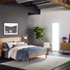 BIMMALOFT-CARLISLE BED-NATURAL OAK-KING&QUEEN (3)