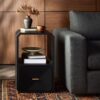 BIMMALOFT-CASPIAN END TABLE-BLACK ASH (3)