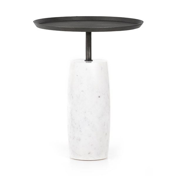 BIMMALOFT-CRONOS END TABLE-POLISHEDWHITEMARBLE (4)