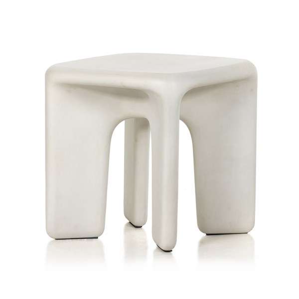 BIMMALOFT-DANTE END TABLE-WHITE CONCRETE (6)