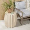 BIMMALOFT-GEM OUTDOOR END TABLE-PARCHMENT WHITE (3)