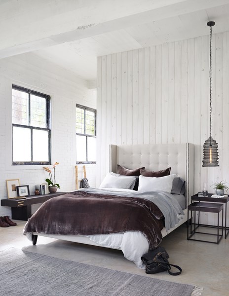 BIMMALOFT-JEFFERSON BED-SAVILE FLAX-KING&QUEEN (3)