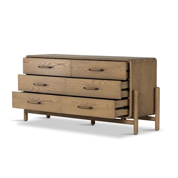Bimmaloft-CAROLINE 6 DRAWER DRESSER-SMOKED OAK (4)