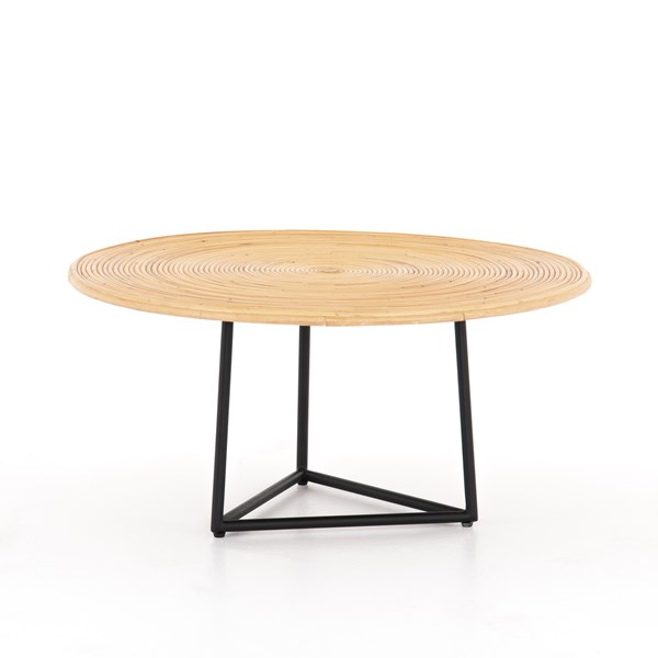 Bimmaloft-CLOVER ROUND COFFEE TABLE-HONEY RATTAN (7)