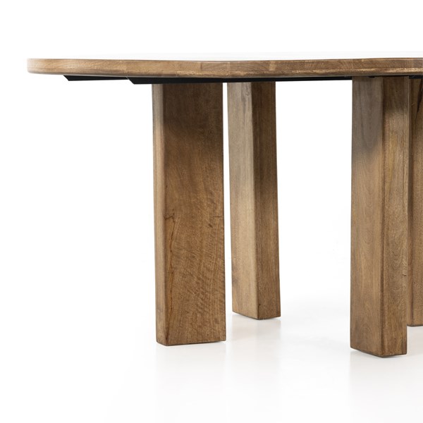 Bimmaloft-CREE ROUND DINING TABLE-LIGHT MANGO (1)