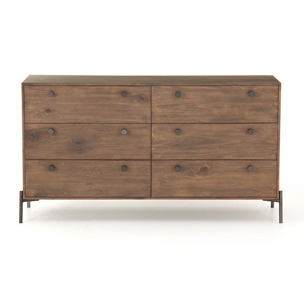 Bimmaloft-DUPONT 6 DRAWER DRESSER-AUBURN POPLAR (6)