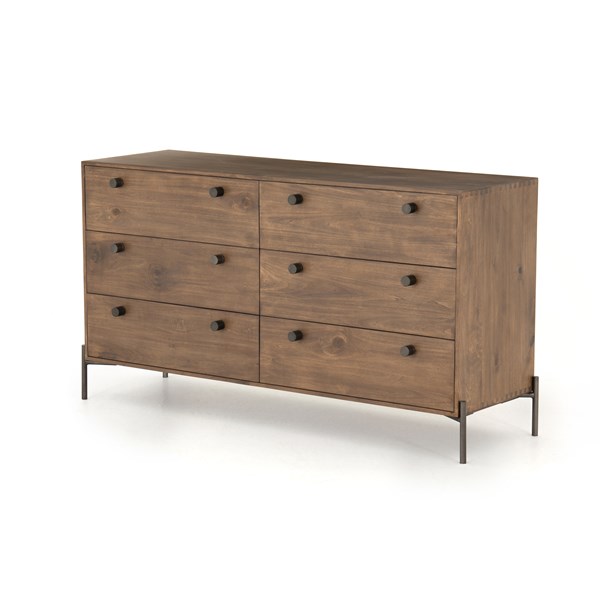 Bimmaloft-DUPONT 6 DRAWER DRESSER-AUBURN POPLAR (9)