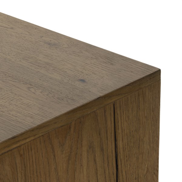 Bimmaloft-EATON 5 DRAWER DRESSER-AMBER OAK RESIN (1)