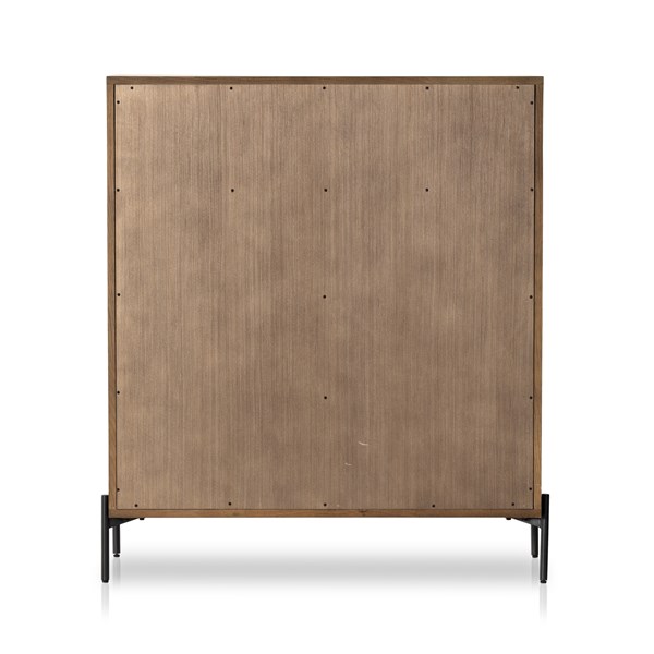 Bimmaloft-EATON 5 DRAWER DRESSER-AMBER OAK RESIN (2)