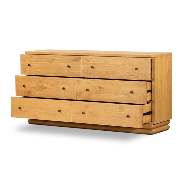 Bimmaloft-HARDING 6 DRAWER DRESSER-LIGHT OAK (6)
