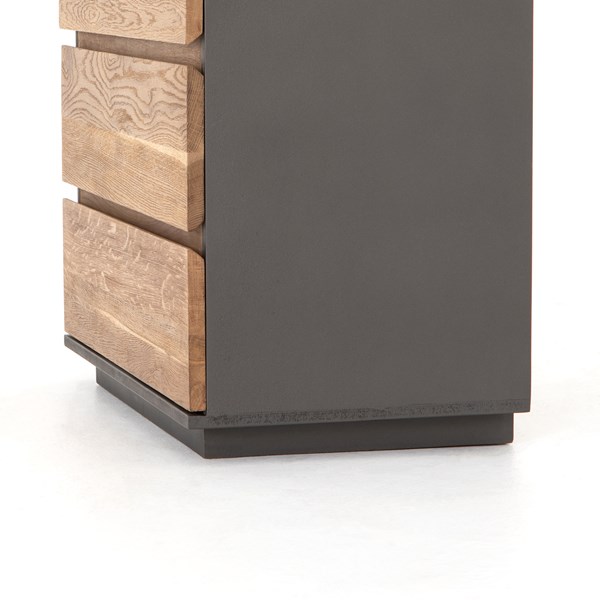 Bimmaloft-HOLLAND 3 DRAWER DRESSER-GREY LACQUER (1)