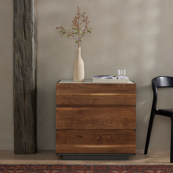 Bimmaloft-HOLLAND 3 DRAWER DRESSER-GREY LACQUER (7)