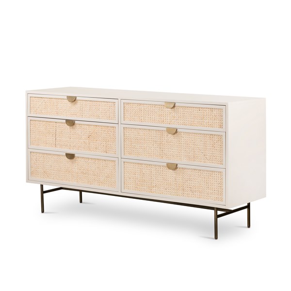Bimmaloft-LUELLA 6 DRAWER DRESSER-MATTE ALABASTER (9)