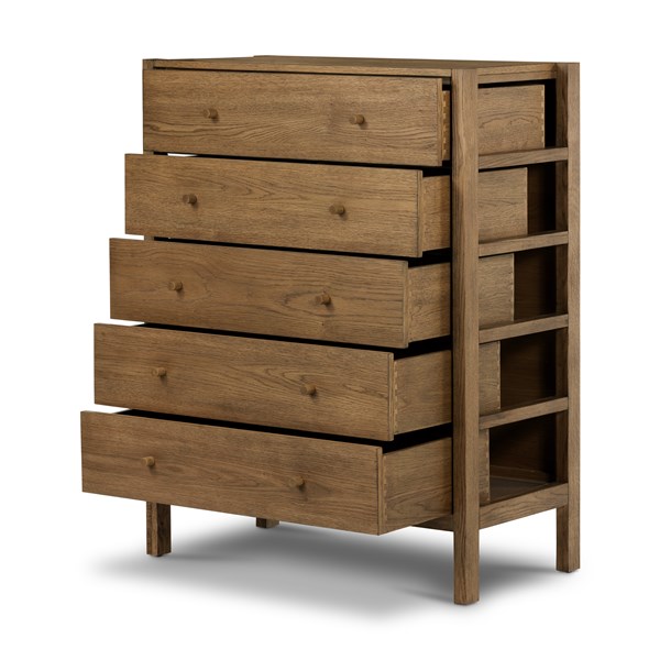 Bimmaloft-MEADOW 5 DRAWER DRESSER-TAWNY OAK (5)