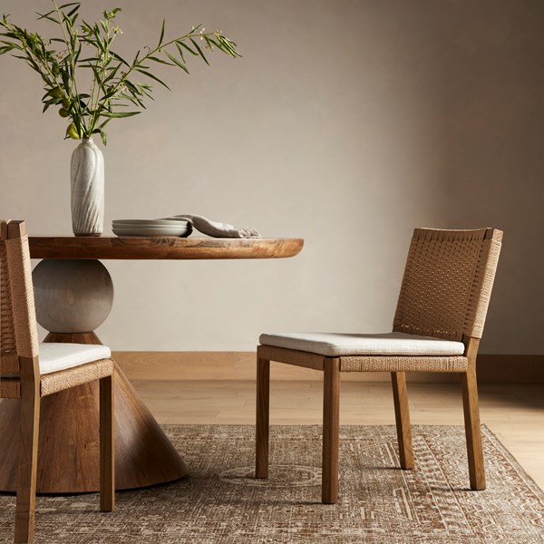 ZUMA ARMLESS DINING CHAIR-DUNE ASH - Image 2