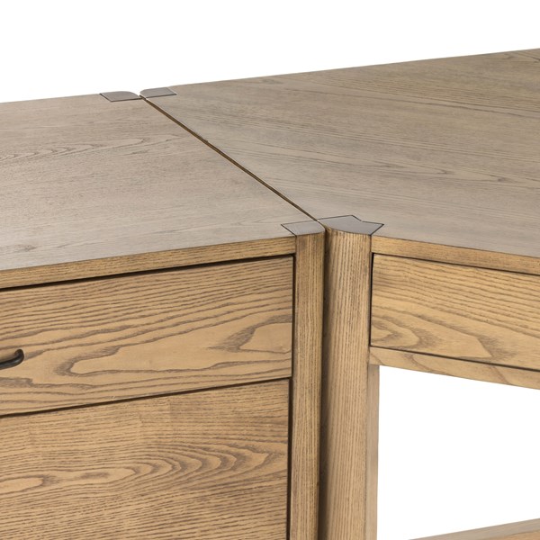 Bimmaloft-ZUMA MODULAR DESK W FILING CABINET-DUNE (2)